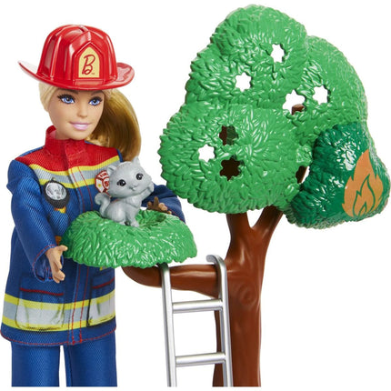 Barbie Caserma dei pompieri con bambola Pompiere