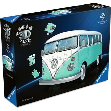 Ravensburger Iconics: Autobus VW 162 pezzi