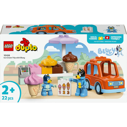 LEGO® DUPLO® Bluey 10458 Bluey e una gita per il gelato