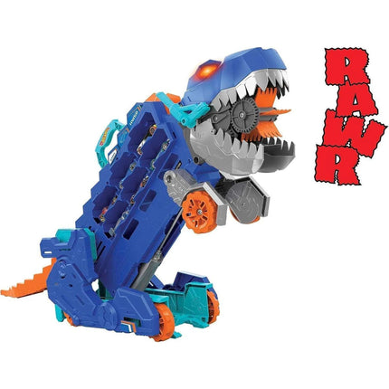 Hot Wheels City camion bisarca T-Rex con luci e suoni