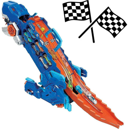 Hot Wheels City camion bisarca T-Rex con luci e suoni