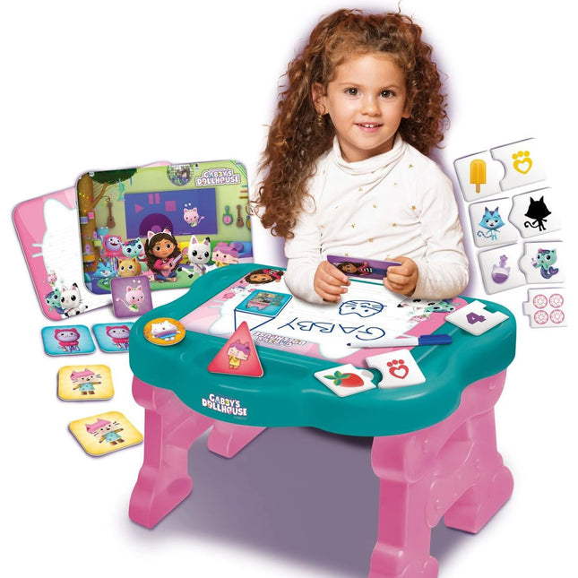 Tavolino con giochi educativi - La casa delle bambole di Gabby