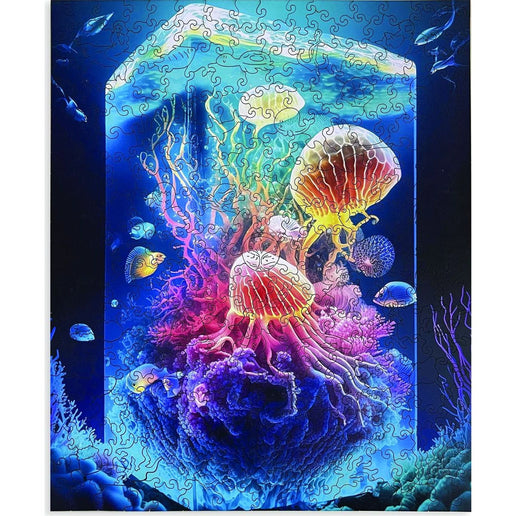 Puzzle in legno Mondo delle meduse A3
