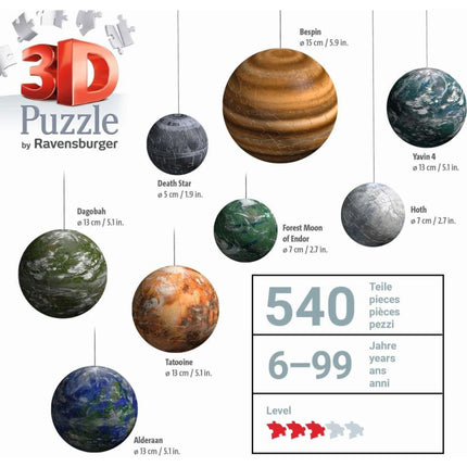Ravensburger Puzzle 3D: Star Wars Galassia