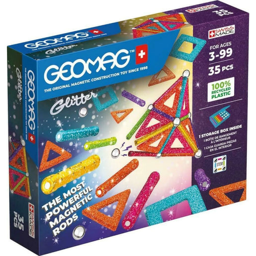 Geomag Glitter Recycled 35 pezzi