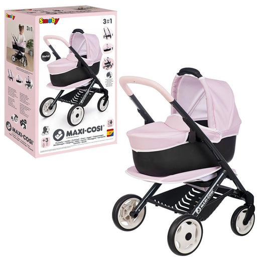 Smoby passeggino combinato Maxi-Cosi per bambole rosa chiaro