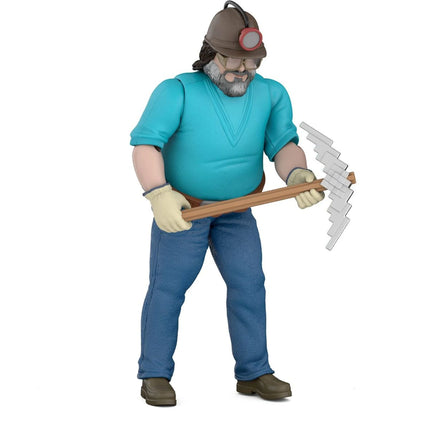 Steve del film e carrello da miniera - Minecraft