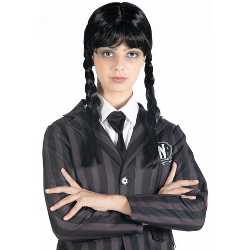 Parrucca per bambini Mercoledì