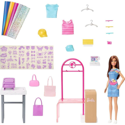 Barbie set da gioco professioni con bambola Studio di design di moda