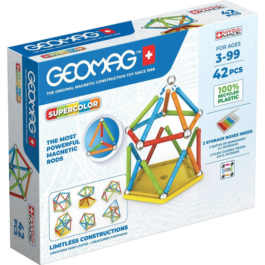 Geomag Supercolor Recycled 42 pezzi