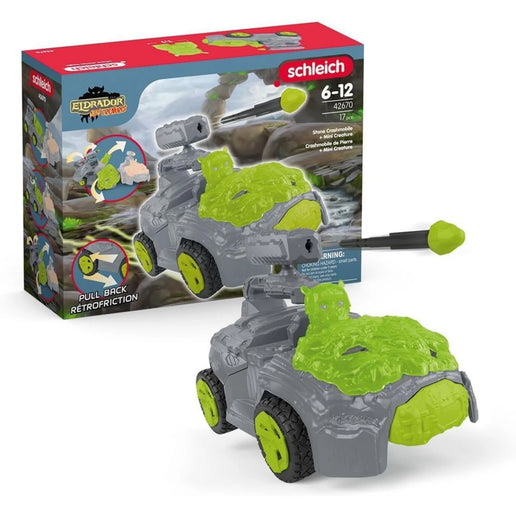 Schleich crashMobile di pietra con statuina Mini Creature