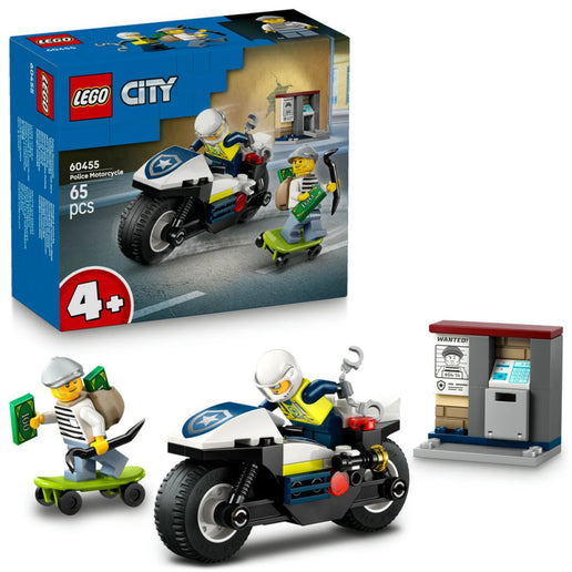 LEGO® City 60455 Inseguimento in moto della polizia
