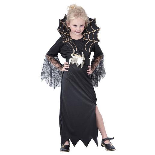 Costume di carnevale per bambini Regina nera 130 - 140 cm