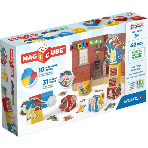 Geomag Magicube Tre piccoli porcellini 42 pezzi
