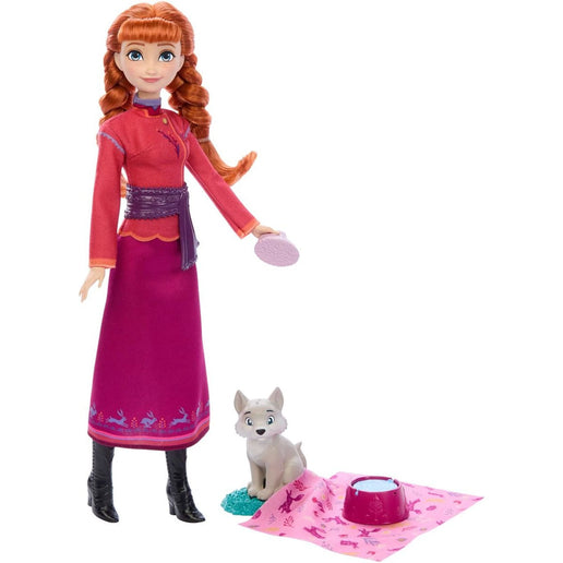 Bambola Anna con volpe artica - Disney Frozen