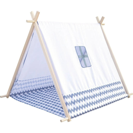 Tenda per bambini Casetta bianco-grigia