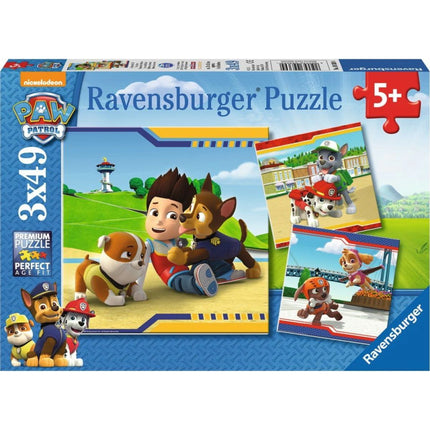Puzzle Ravensburger: PAW Patrol Eroi pelosi 3 x 49 pezzi